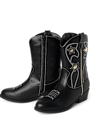 Girls Star Cowgirl Boots