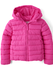 Girls Hooded Puffer Jacket