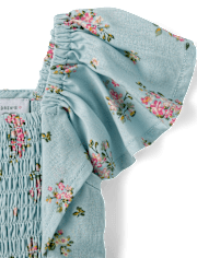 Baby Girls Floral Flutter Dress