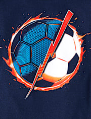 Pyjama de football ajusté en coton pour garçon
