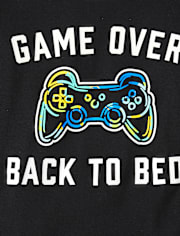 Boys Glow Gamer Snug Fit Cotton Pajamas