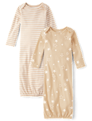 Baby Star Sleeper Gown 2-Pack