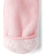 Baby Girls Faux Fur Microfleece Lined Bunting