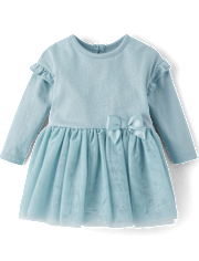 Baby Girls Tutu Bodysuit Dress