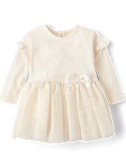 Baby Girls Tutu Bodysuit Dress