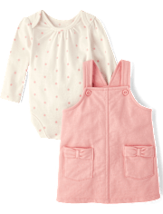 Baby Girls Bow Jumper 2-Piece Playwear Set