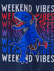 Boys Dino Weekend Vibes 3-Piece Pajama Set