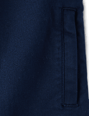 Boys Stretch Roll Cuff Pull On Chino Pants