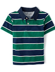 Boys Striped Polo