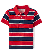 Boys Striped Polo