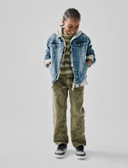 Kids Garment Dyed 90s Loose Carpenter Jeans