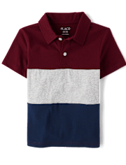 Boys Colorblock Polo