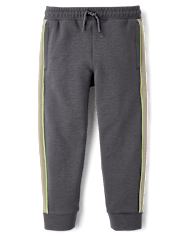 Boys Side Stripe Scuba Loose Jogger Pants