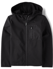 Boys Cozy Tech Zip Up Hoodie