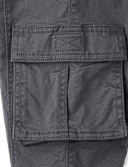 Pantalon de jogging cargo extensible à enfiler pour garçon