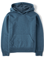 Sweat à capuche en polaire de qualité supérieure teint en pièce pour enfant