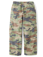 Kids Wide Leg Pull On Cargo Pants