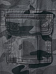 Kids Wide Leg Pull On Cargo Pants