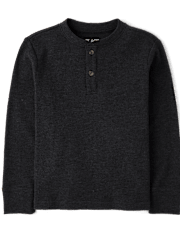 Boys Thermal Henley Top