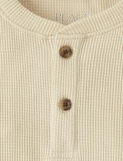 Boys Thermal Henley Top