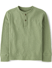 Boys Thermal Henley Top