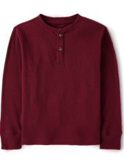 Boys Thermal Henley Top