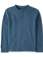 Boys Thermal Henley Top