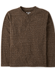 Haut Henley chiné pour garçon
