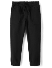 Pantalon de jogging ample en polaire de qualité supérieure pour garçon