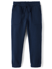 Boys Premium Fleece Loose Carpenter Jogger Pants