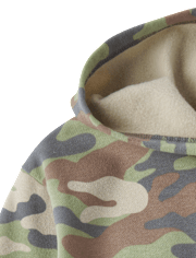 Sweat à capuche en polaire camouflage de qualité supérieure pour enfants