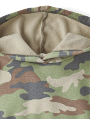 Sweat à capuche en polaire camouflage de qualité supérieure pour enfants