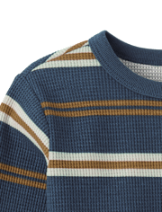 Lot de 3 hauts thermiques colorblock pour bébés et tout-petits garçons