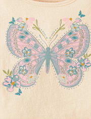 Toddler Girls Butterfly Top 4-Pack