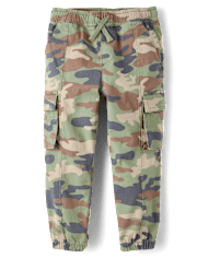 Baby And Toddler Camo Pull On Cargo Jogger Pants