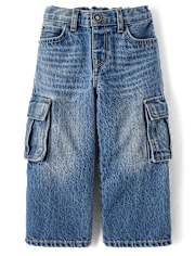 Baby And Toddler Baggy Cargo Jeans