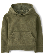 Baby And Toddler Boys Garment Dyed Premium Fleece Hoodie