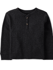 Baby And Toddler Boys Thermal Henley Top