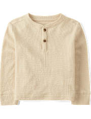 Baby And Toddler Boys Thermal Henley Top