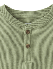 Haut Henley thermique pour bébés et petits garçons