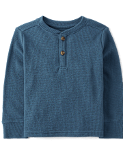 Baby And Toddler Boys Thermal Henley Top