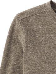 Haut Henley chiné pour bébés et tout-petits garçons