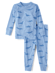 Baby And Toddler Boys Dino Pajamas