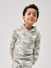 Baby And Toddler Camo Premium Fleece Hoodie