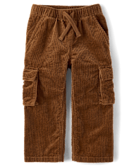 Baby And Toddler Corduroy Wide Leg Cargo Pants