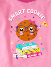 Baby And Toddler Girls Smart Cookie Snug Fit Cotton Pajamas