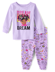 Baby And Toddler Girls Dream Snug Fit Cotton Pajamas