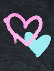 Girls Heart 3-Piece Pajama Set