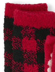 Kids Matching Family Santa Cozy Socks 2-Pack