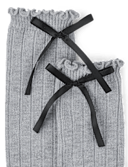 Girls Bow Boot Socks 2-Pack